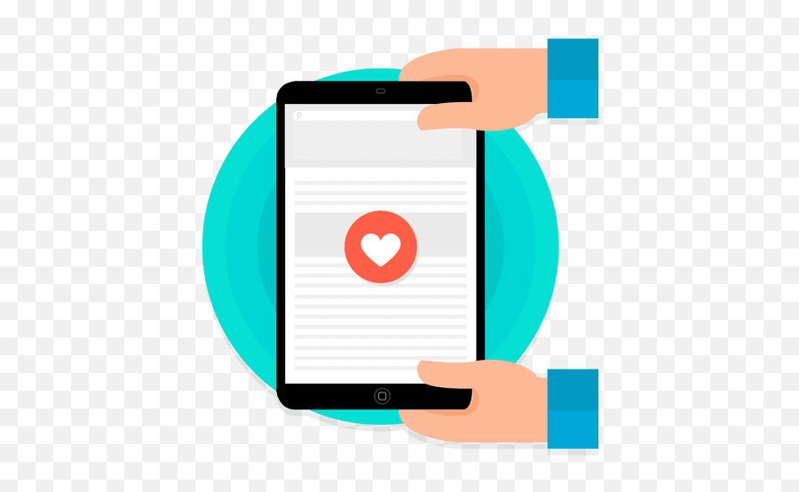 Tablet Touchscreen Heart - Ipad Png Icon Emoji,Tablet Png