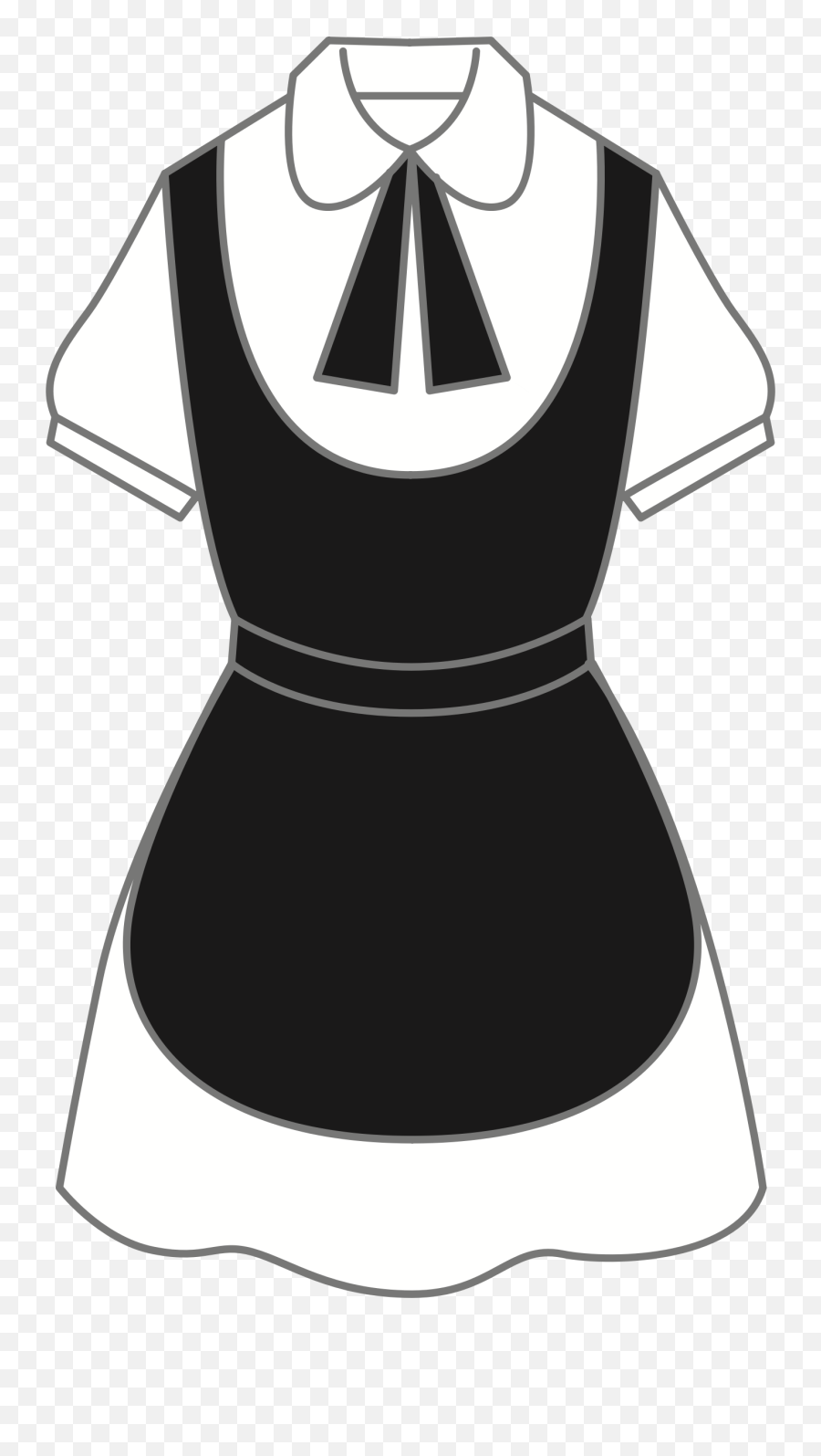 Openclipart - Basic Dress Emoji,Apron Clipart
