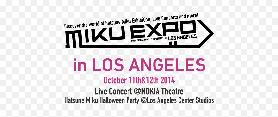 Hatsune Miku Expo 2014 In Los Angeles - Miku Expo Logo Transparent Emoji,Vocaloid Logo