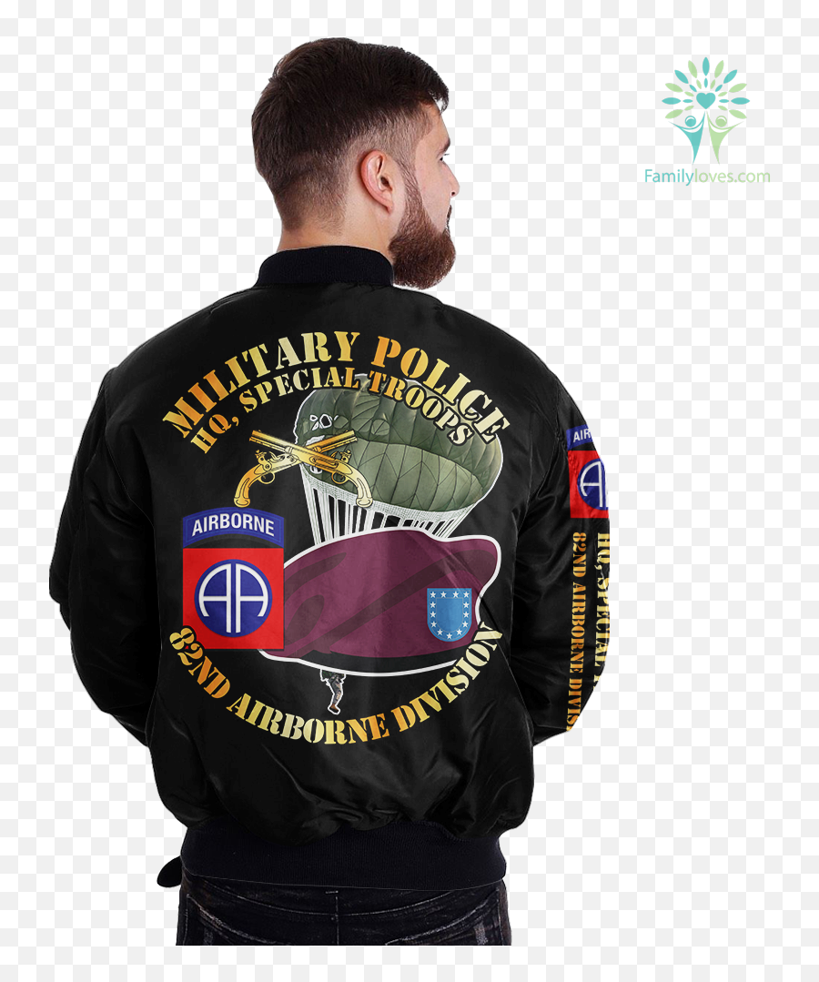 Military Police Hq Special Troops 82nd - Rottweiler Jacket Emoji,82nd Airborne Logo