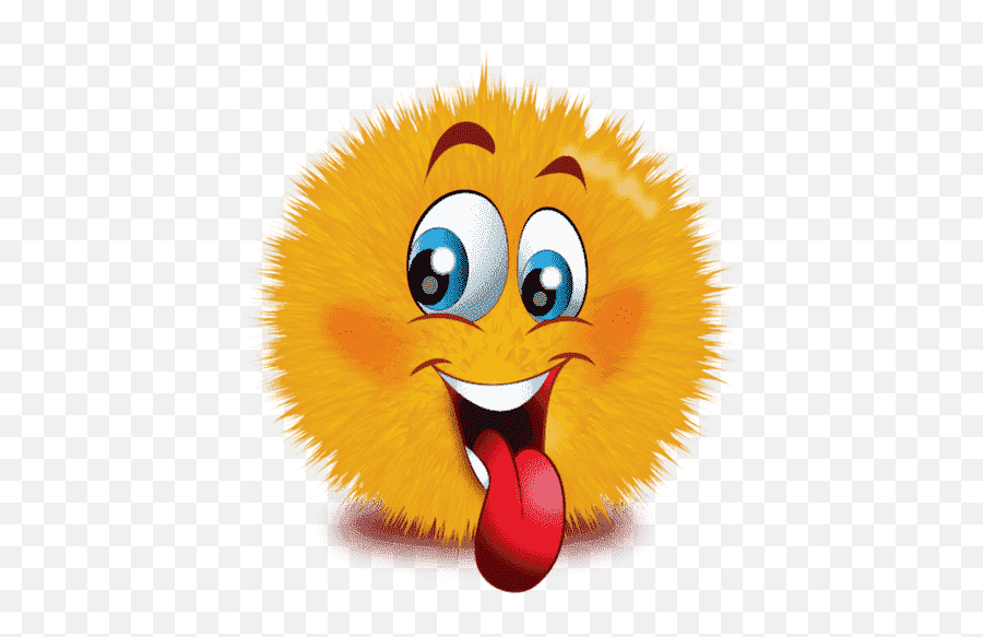 Cute Fur Emoji Png Clipart - Happy,Cute Clipart