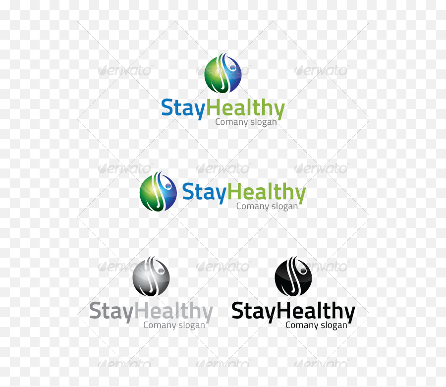 Stay Healthy Logo - Vertical Emoji,Healthy Logo