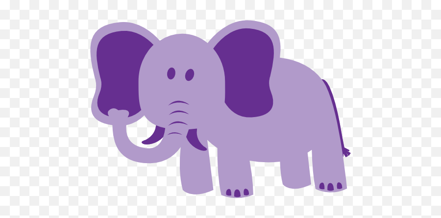 Clipart Panda - Free Clipart Images Purple Elephant Clipart Emoji,Elephants Clipart