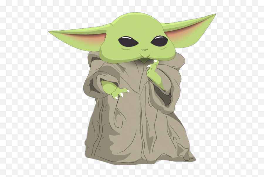 Baby Yoda Emoji,Baby Yoda Png