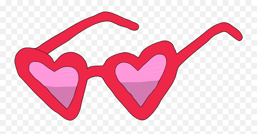 Heart - Heart Glasses Illustration Emoji,Heart Sunglasses Clipart