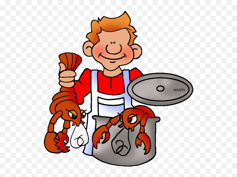 Lobster Dinner Clipart - Lobster Boil Clip Art Png Eating Lobster Clipart Emoji,Dinner Clipart