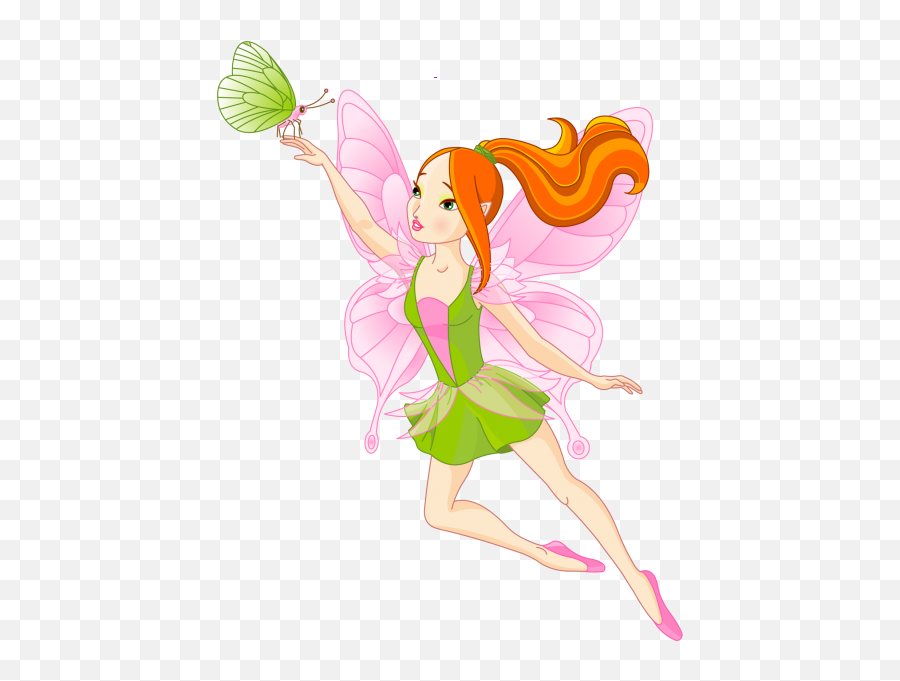 Fairy Golden Fairies Cartoon Clip Art - Cute Fairy Clipart Png Emoji,Fairy Clipart