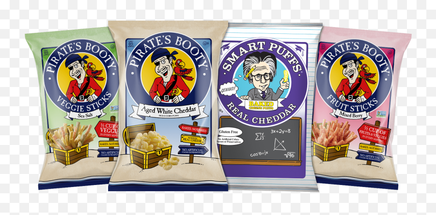 Pirates Healthy Kids Snacks Emoji,Puffs Logo