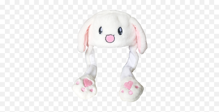 Plush Toy Douyin The Same Type Of Bunny Hat With Moving Emoji,Funny Hat Png