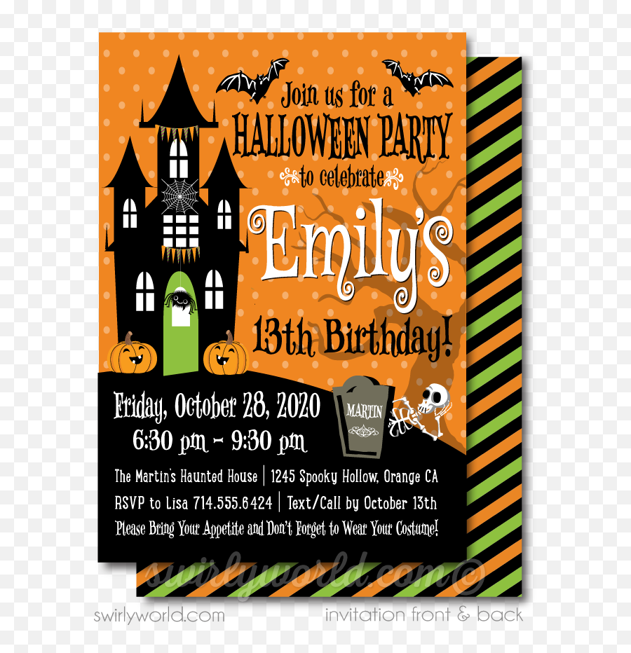 Child - Friendly Nonscary Cute Halloween Birthday Party Invitation Digital Printable Download Emoji,Ghostbusters Logo Printable