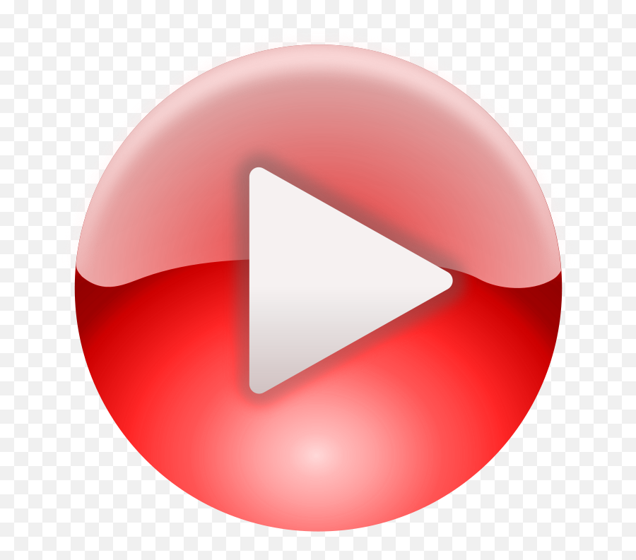 Play Button Red Png Transparent Png - Logo Youtube Png 3d Emoji,Youtube Play Button Png