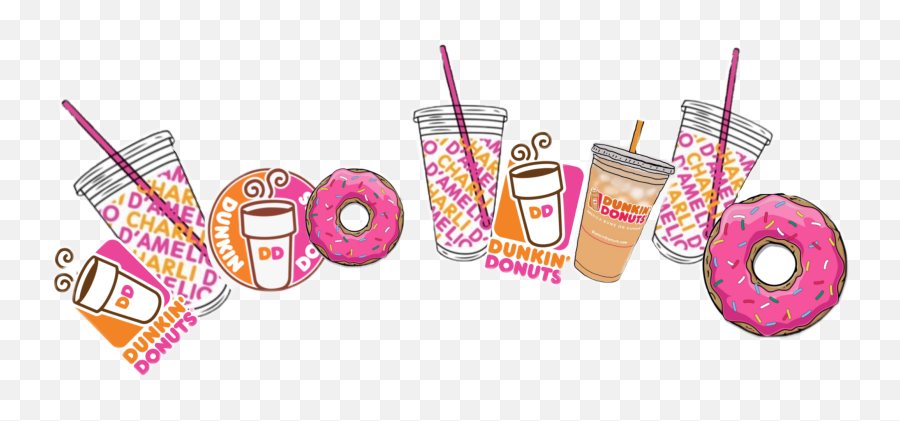 Dunkin Donuts Dunkindonuts Dd Sticker - Charli Damelio Dunkin Donuts Png Emoji,Dunkin Donuts Logo