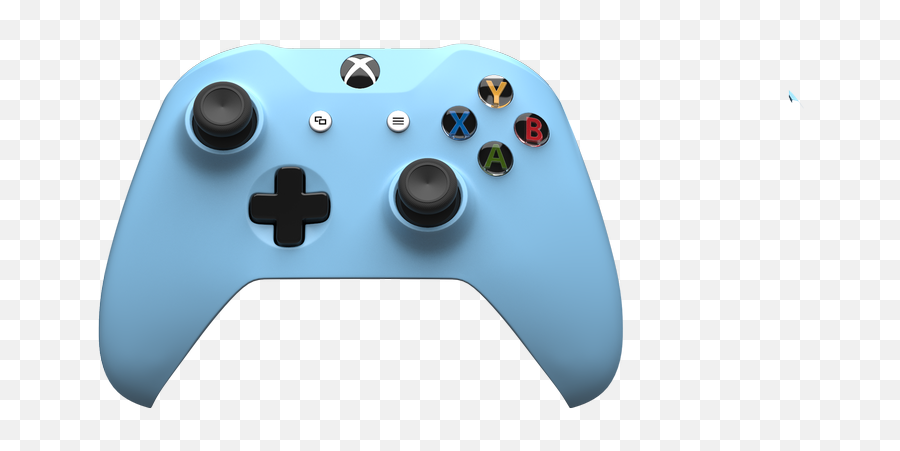 Controller Clipart Xbox One - White Controller Xbox Png Xbox Controller Pastel Blue Emoji,Xbox Png
