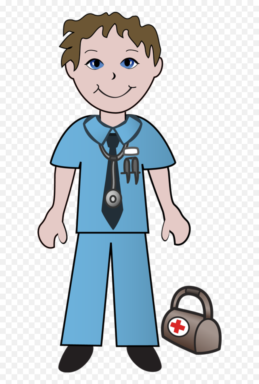 Free Transparent Nursing Png Download - Nurse Boy Clipart Png Emoji,Doctor Clipart