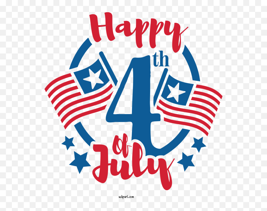 Holidays Font Flag Day Usa Veterans Day For Fourth Of July - American Emoji,4th Of July Clipart