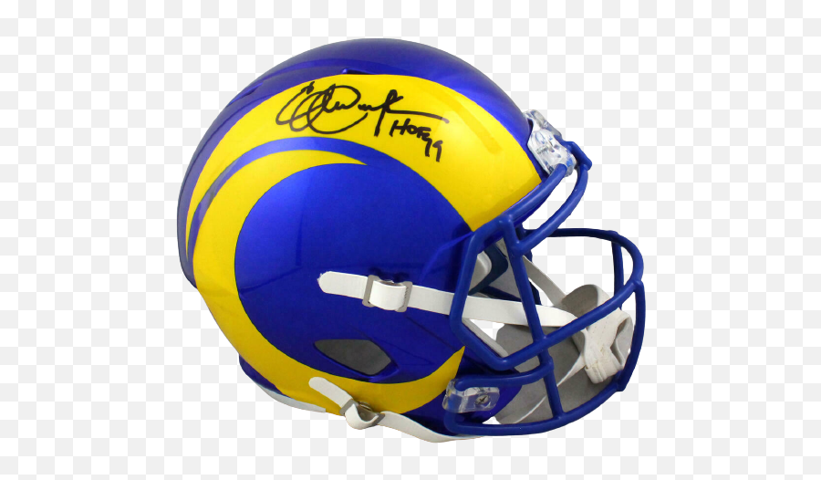 Eric Dickerson Los Angeles Rams Signed La Rams Full - Sized 2020 Speed Helmet With Hof Bas Coa St Louis Revolution Helmets Emoji,La Rams Logo Png