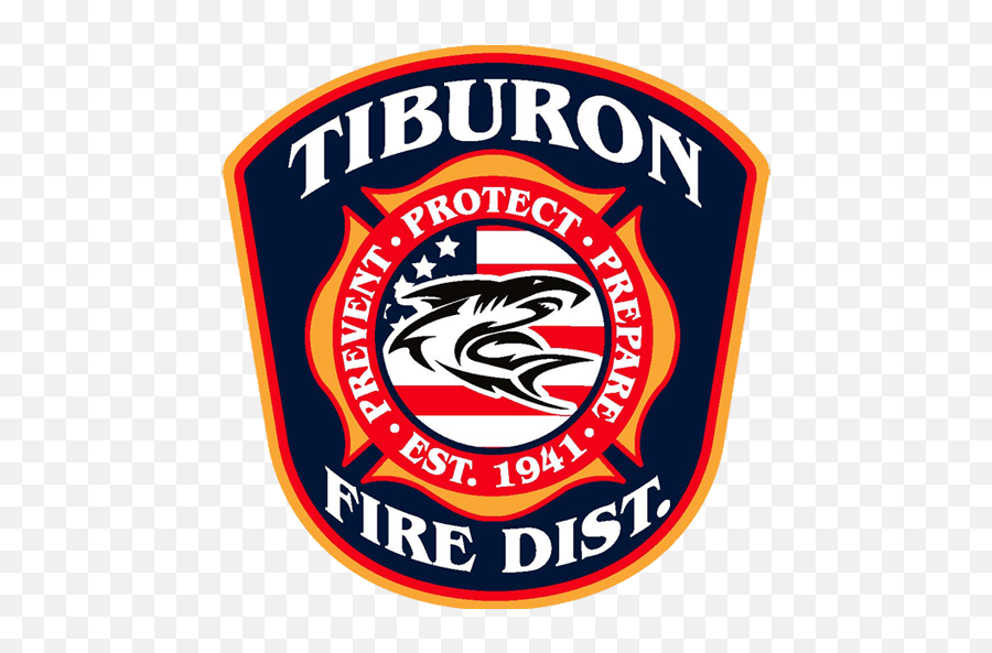 Tiburon Fire Protection District - Tiburon Fire Department Logo Emoji,Fire Department Logo