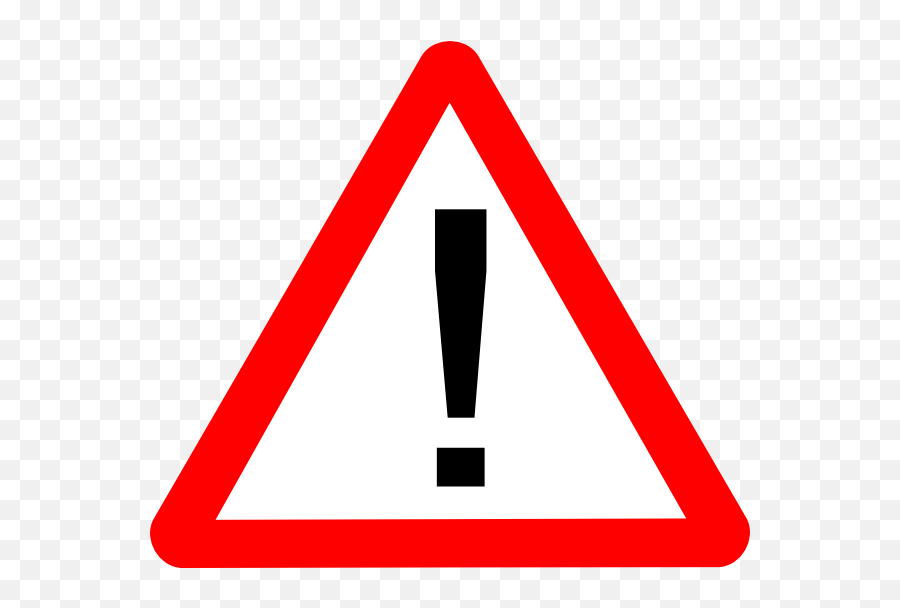 Triangle Danger - Dangerous Clipart Emoji,Triangular Clipart