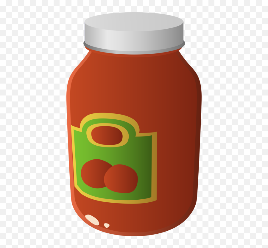 Orange Fruit Pasta Png Clipart - Tomato Sauce Png Cartoon Emoji,Ketchup Clipart