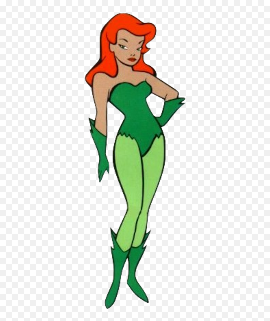 Poison Ivy Villain Cartoon Clipart - Full Size Clipart Emoji,Poison Clipart