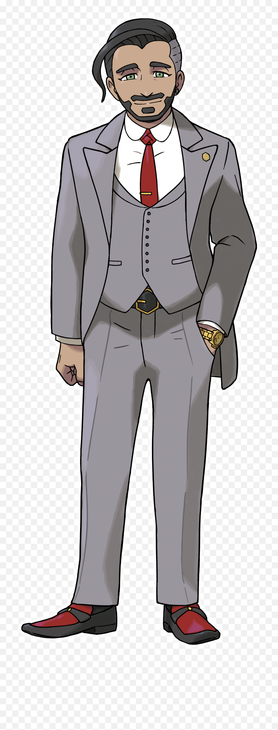 Chairman Rose Png Render Pokemon Sword And Shieldpng - Chairman Rose Emoji,Rose Png Transparent