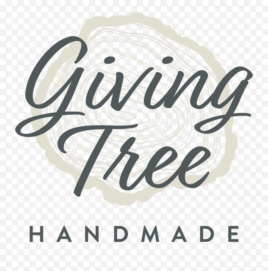 Giving Tree Handmade Emoji,Handmade Logo
