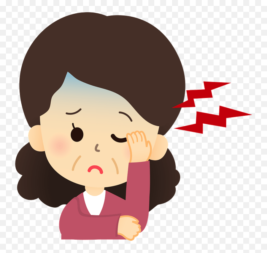 Is Sick With Headache And Cold Clipart Emoji,Headache Clipart