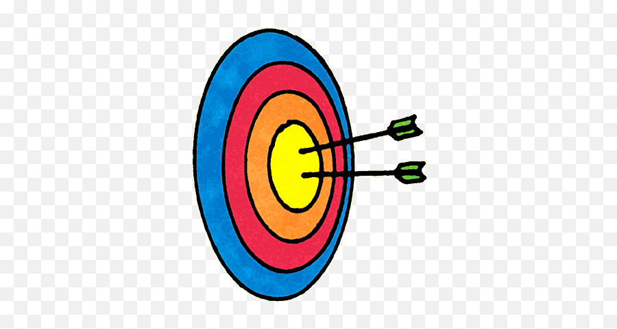 Library Of Archery Targets Free Png - Target Clip Art Archery Emoji,Target Clipart