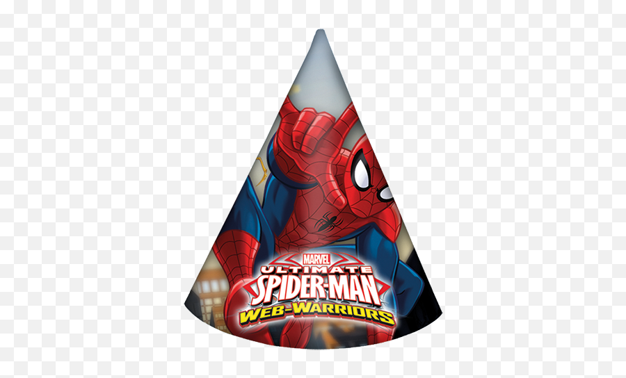Download Hd Spiderman Birthday Hat Png - Spiderman Birthday Hat Png Emoji,Birthday Hat Png
