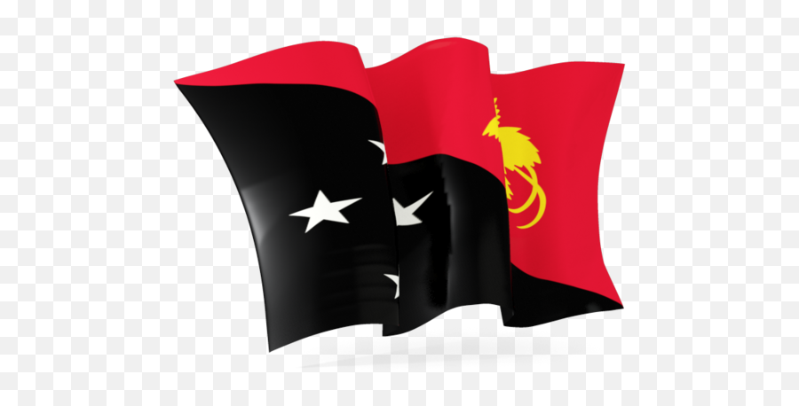 Flag Of Papua New Guinea - Clipart Papua New Guinea Flag Emoji,Waving Flag Png