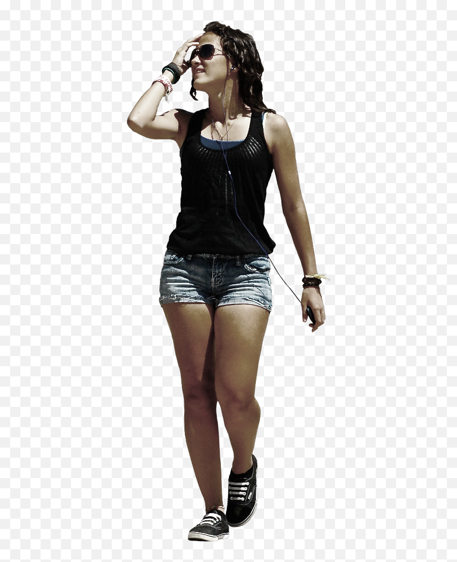Girl Walking Png - Girl Walking Shorts Legs Female Hot White Girl Transparent Background Emoji,Woman Walking Clipart