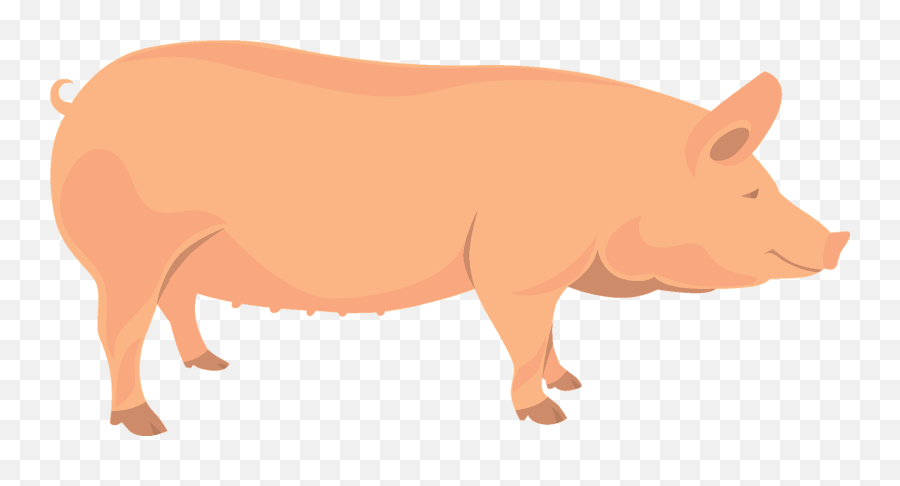 Pig Clipart - Big Emoji,Pig Clipart