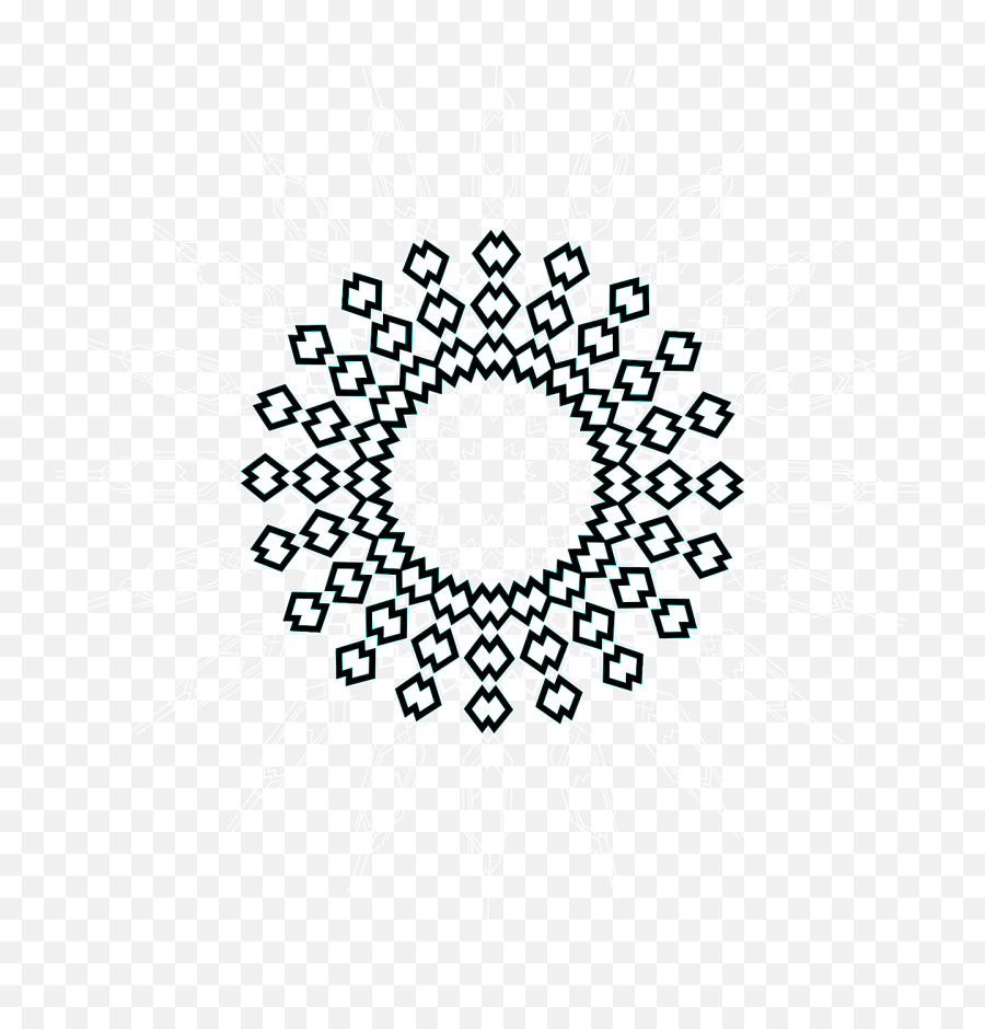 Mandala Negative Png Vector Geometry Sticker By Emoji,Mandala Vector Png