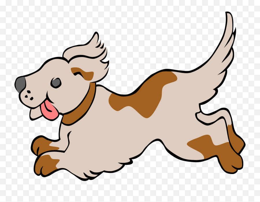 Dogs Clipart Clear Background Dogs - Dog Running Clipart Transparent Emoji,Dogs Clipart