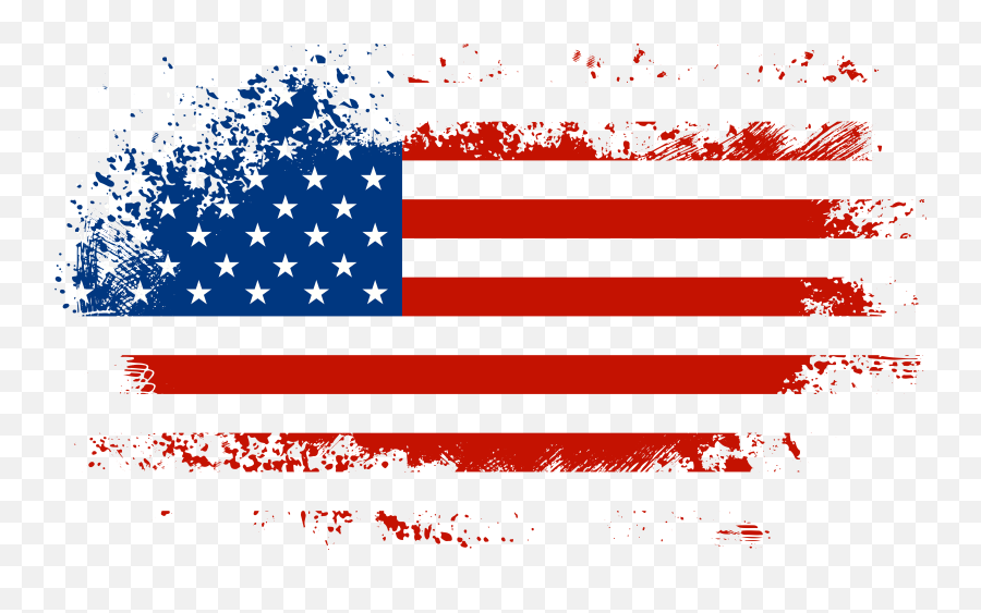 Firework Clipart American Flag - Usa Flag Art Png Emoji,American Flag Clipart