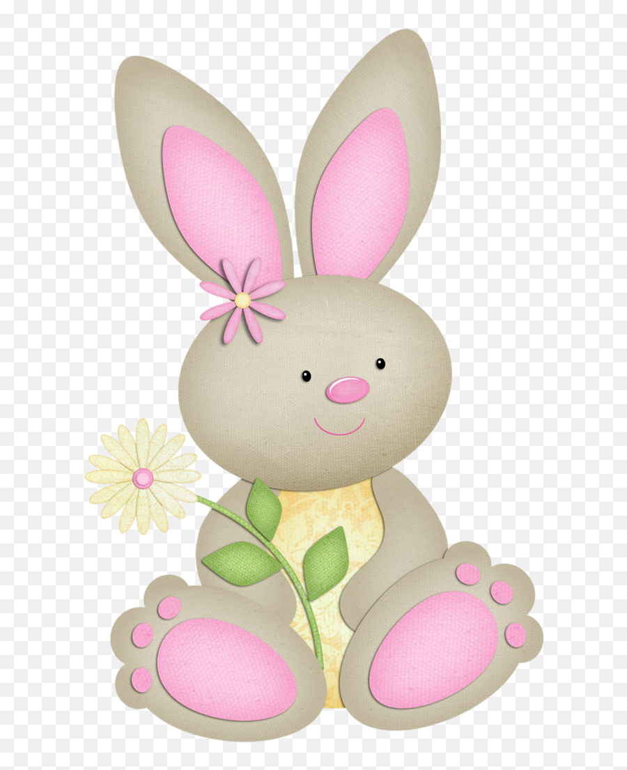 Download Joy Clipart - Conejitos Bebes Tiernos Animados Transparent Bunny Easter Clipart Emoji,Joy Clipart