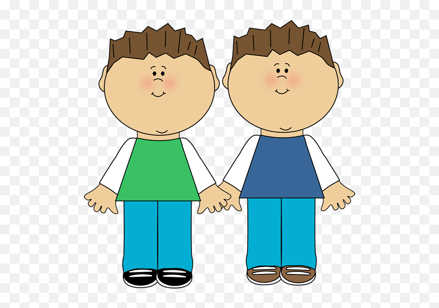 Brothers Clipart Clip Art Brothers - Clip Art Twins Emoji,Brother Clipart