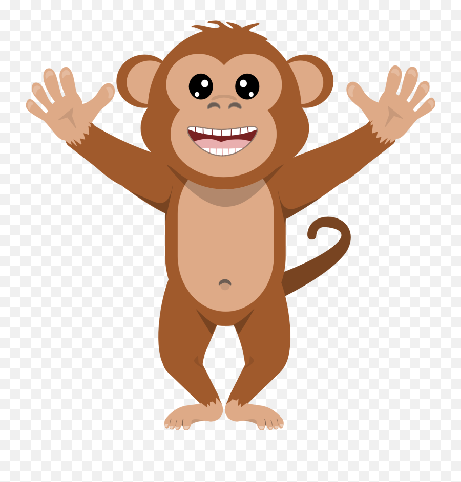 Mixed Clip - Monkey Clip Art Transparent Emoji,Animal Clipart