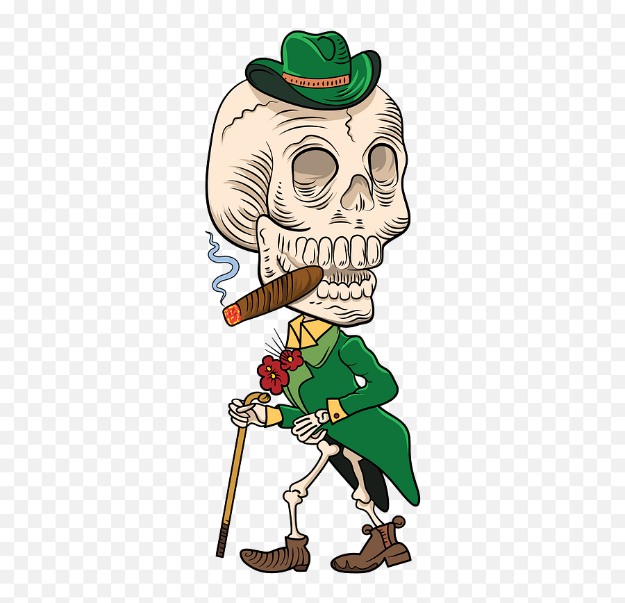 Esqueleto Del Día De Los Muertos Clipart Dibujos Animados - Scary Emoji,Dia De Los Muertos Clipart
