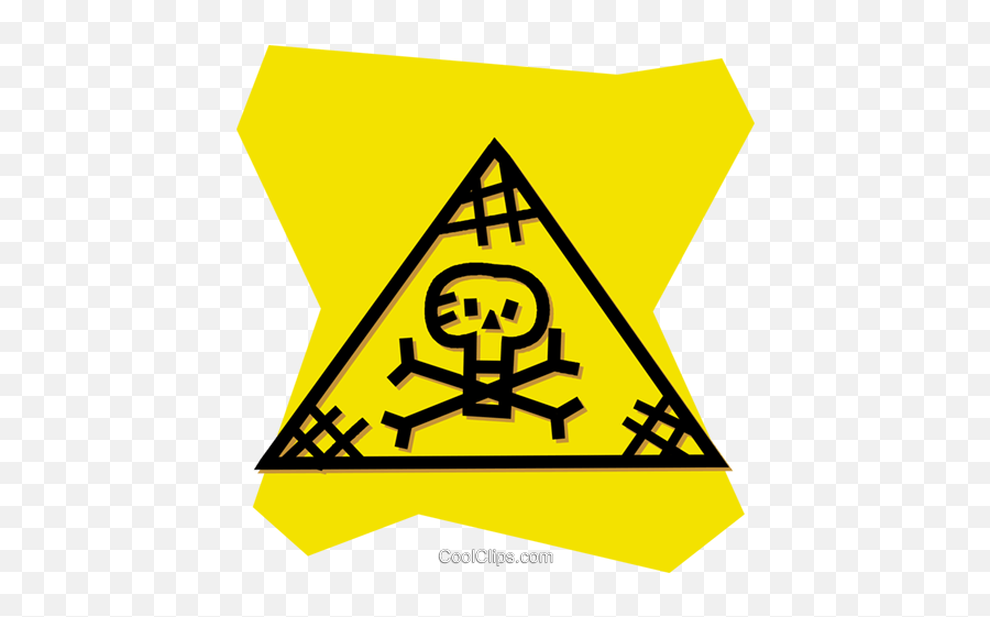 Poison Sign Royalty Free Vector Clip Art Illustration - Dot Emoji,Poison Clipart