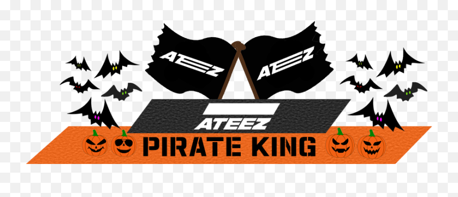 Ateez Treasure Ep1 All To Zero Pirate King - Halloween Emoji,Ateez Logo