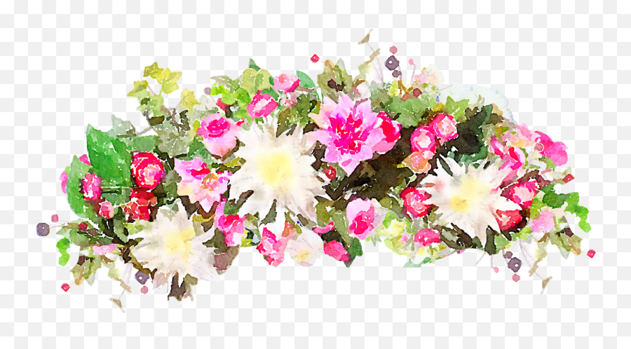 Flower Watercolor Png Transparent Background Free Download - Transparent Flowers Watercolor Emoji,Watercolor Png
