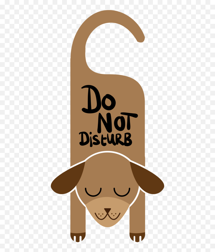 Not Disturb Sign Animal Dog 1199928 Png - Language Emoji,Do Not Sign Png
