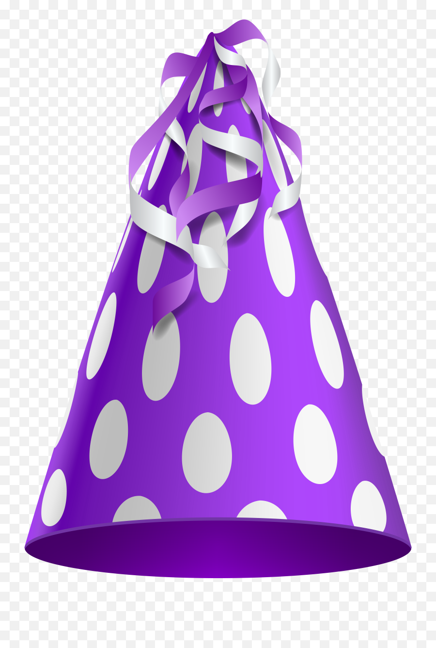 Party Hat Transparent Clip - Blue Birthday Hat Png Transparent Purple Birthday Hat Emoji,Transparent Birthday Hat