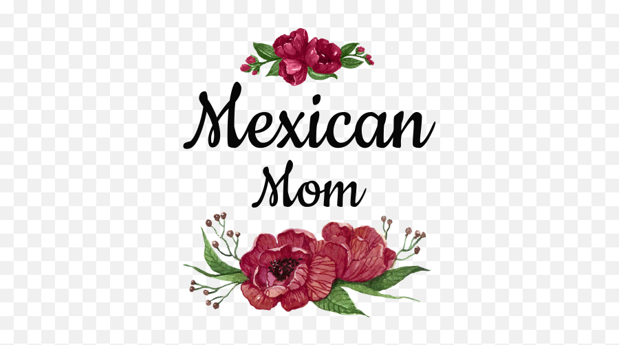 Red Flowers Mexican Mom Red Flowers - Deer Horn Christmas Vector Emoji,Mexican Flowers Png