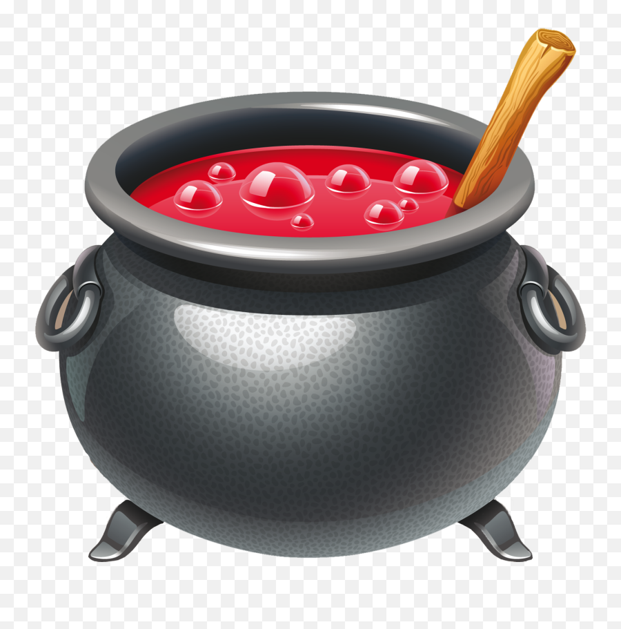 Witch Cauldron Clipart 0 - Witch Cauldron Pot Emoji,Witches Clipart