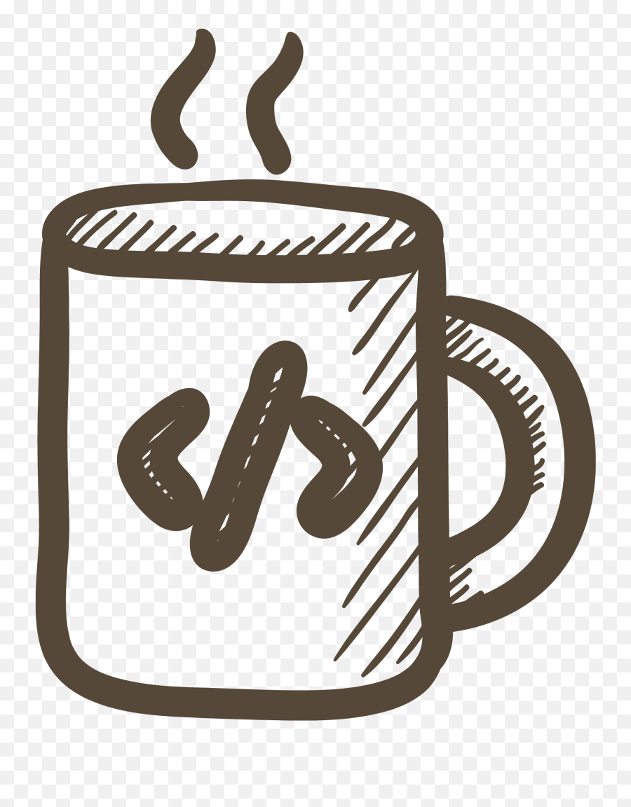 Coffee And Code Clipart - Full Size Clipart 1377513 Coffee And Code Png Emoji,Code Clipart