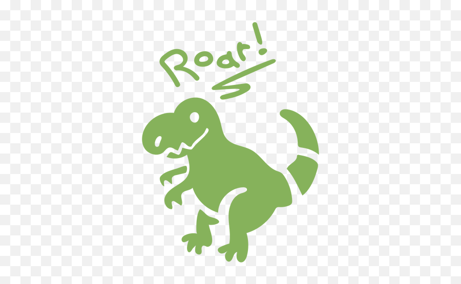 Roar T Rex Dinosaur Flat - Transparent Png U0026 Svg Vector File Animal Figure Emoji,Trex Png