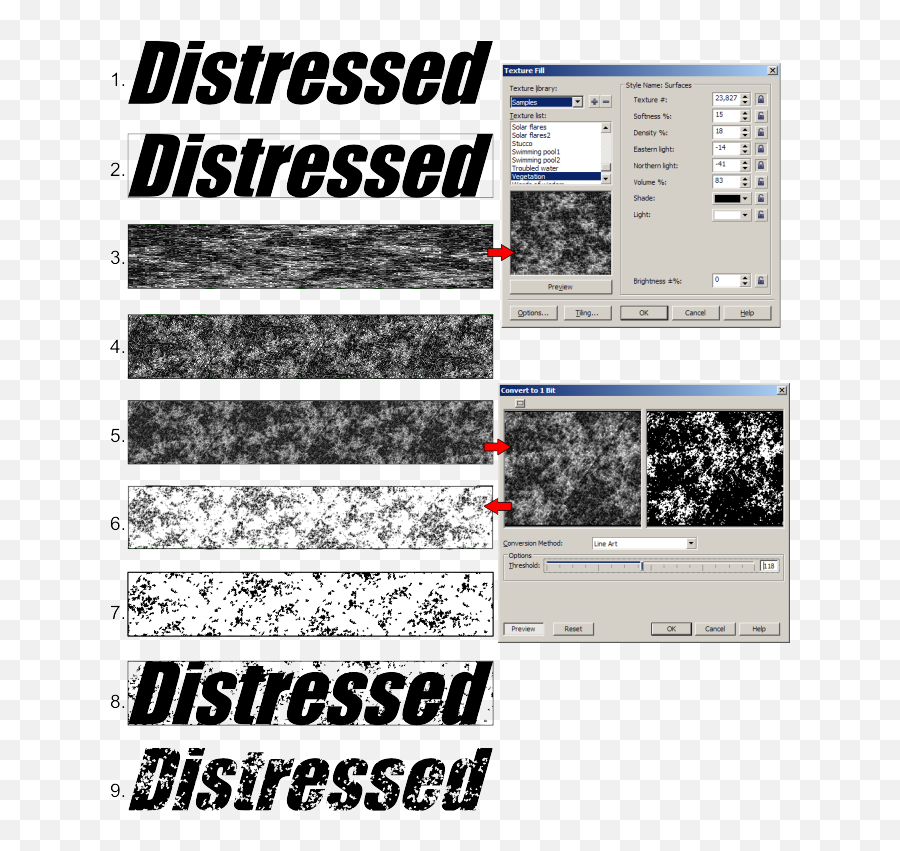 Creating A Distressed Look In Vector - Coreldrawcom Emoji,Distressed Texture Png