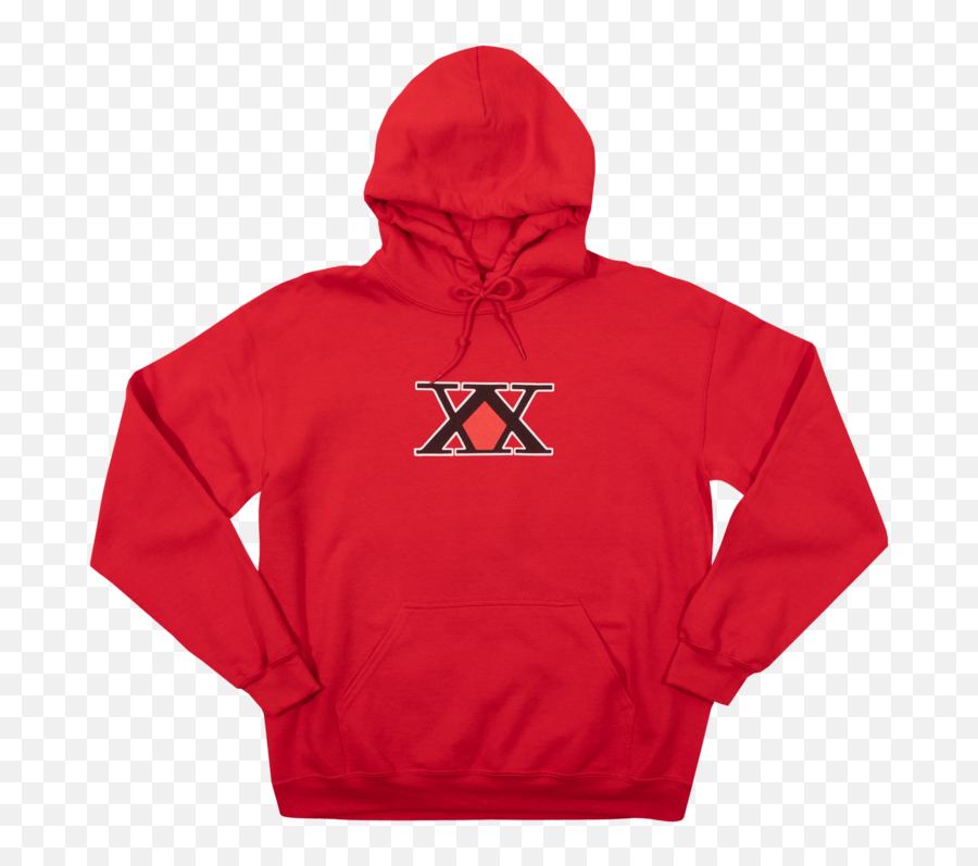 Hunter X Hunter Group Red Hoodie - Hooded Emoji,Hunter X Hunter Logo